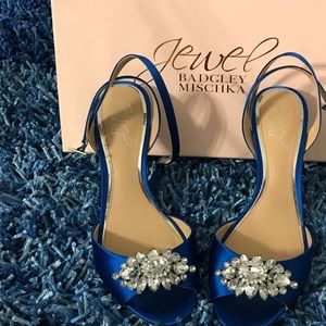 Something blue? Stunning Jewel Badgley  Mishka